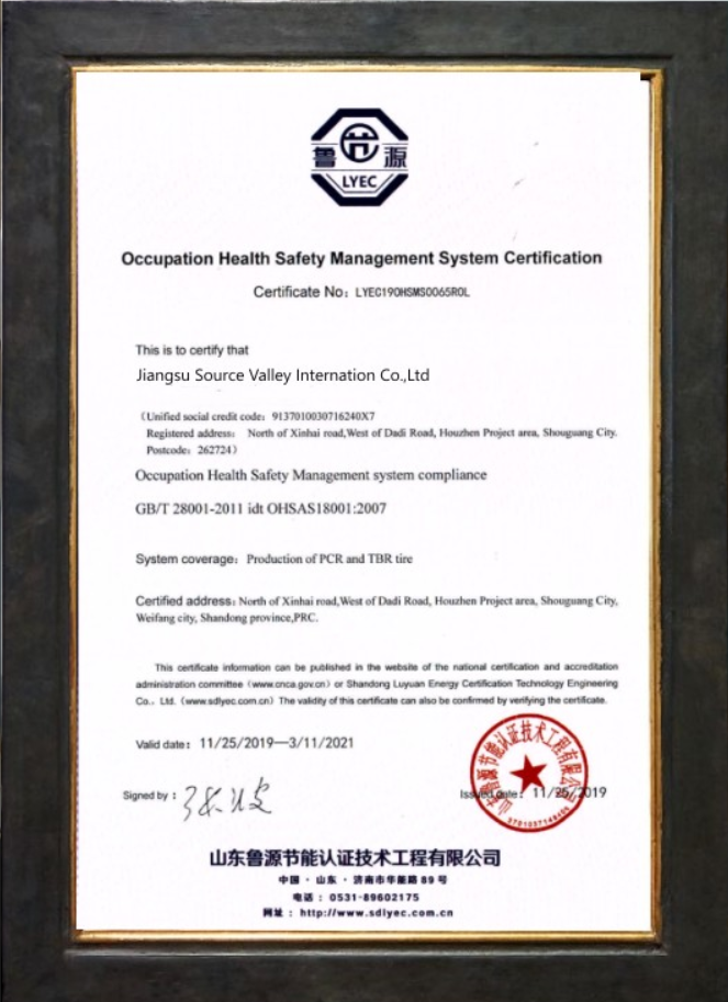GBT 28001-2011 identificación OHSAS180012007